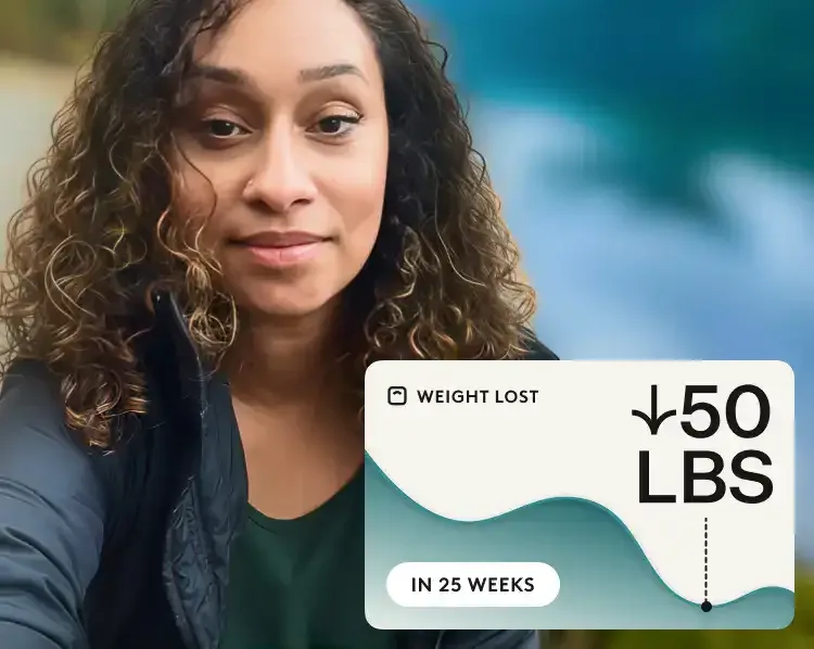 Desirea N. - Real noom user. Lost 50 pounds in 25 weeks.