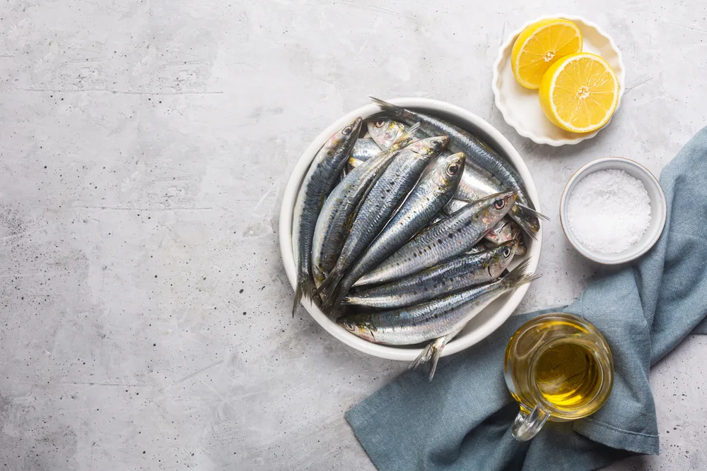 sardines in a dish